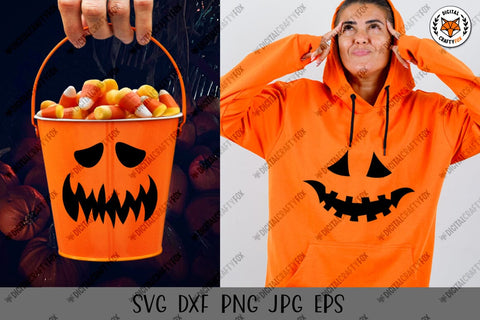 Halloween Pumpkin Face Bundle SVG, Pumpkin Faces Cut File SVG Digital Craftyfox 