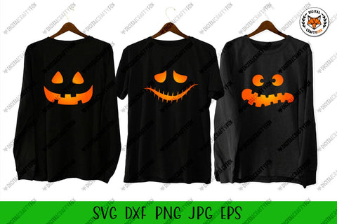 Halloween Pumpkin Face SVG, Pumpkin Faces Cut File SVG Digital Craftyfox 