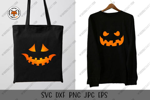 Halloween Pumpkin Faces SVG SVG Digital Craftyfox 