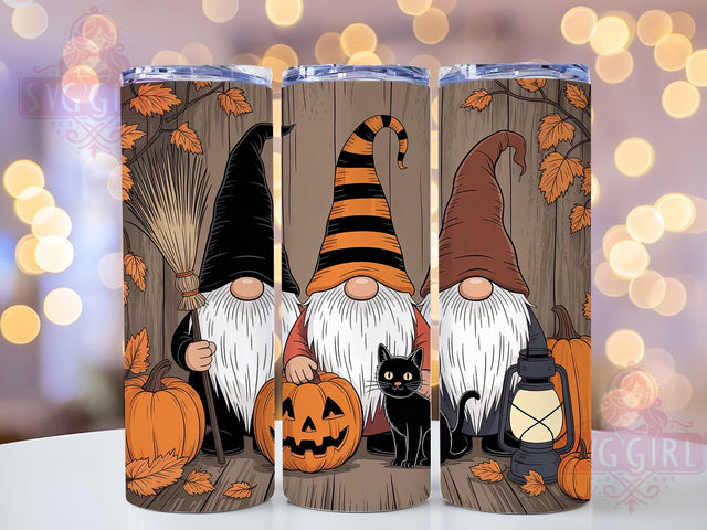 Halloween Pumpkin Fall Gnome Tumbler, Fall Gnome Wrap, 20Oz Sublimation Design, Autumn Gnome Cup, Pumpkin Gnome Drinkware, Seasonal Coffee Tumbler, Cute Halloween Wrap Sublimation SvggirlplusArt 