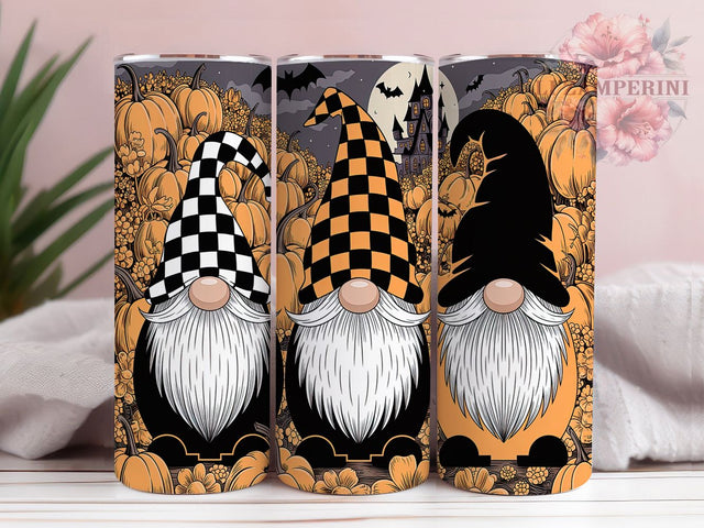 Halloween Pumpkin Gnome Tumbler, Fall Gnome Wrap, 20oz Sublimation Design, Autumn Gnome Cup, Spooky Gnome Tumbler, Cute Halloween Gift, Pumpkin Gnome Tumbler Sublimation Li Zamperini 