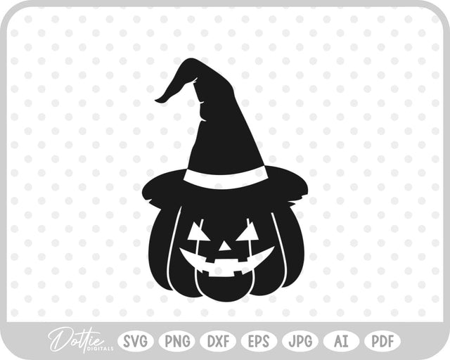 Halloween Pumpkin Jack O Lantern SVG DottieDigitals 