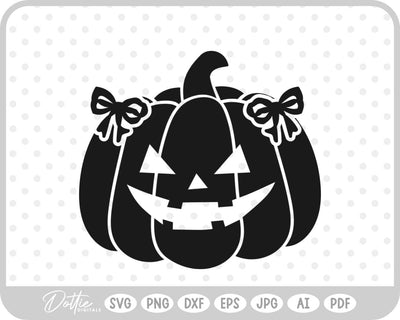 Halloween Pumpkin Jack O Lantern SVG DottieDigitals 