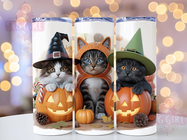 Halloween Pumpkin Lover Cat Tumbler, Pumpkin Lover Cup, Spooky Kitty Wrap, Fall Holiday Drinkware, Cute Cat Halloween Gift, Autumn Sublimation Tumbler, Trick Or Treat Cup Sublimation SvggirlplusArt 