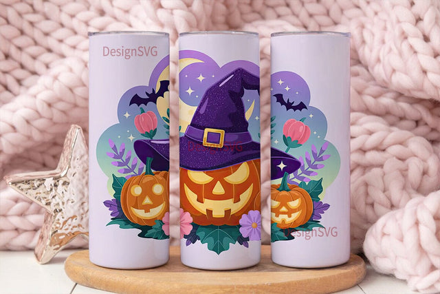 Halloween Pumpkin Patch 20oz Tumbler Sublimation DesignSVG 
