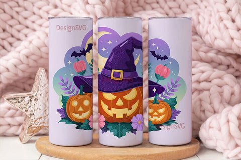 Halloween Pumpkin Patch 20oz Tumbler Sublimation DesignSVG 