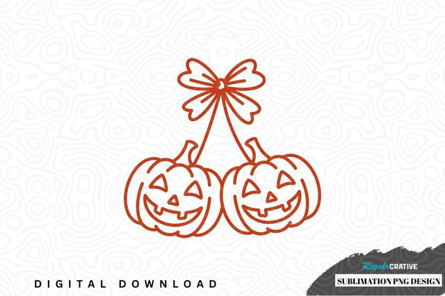 Halloween pumpkin sublimation design Sublimation Regulrcrative 