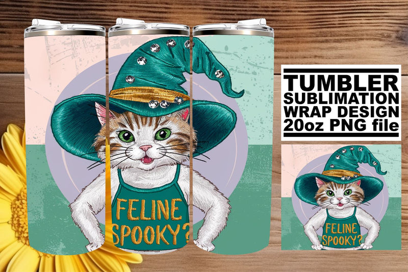 Halloween Pumpkin Tumbler Wrap 20oz Sublimation Design Sublimation afrosvg 