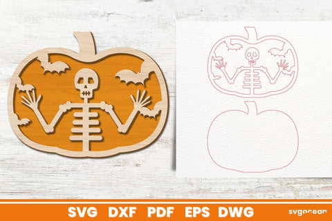 Halloween Pumpkins Laser Cut Bundle SVG SvgOcean 
