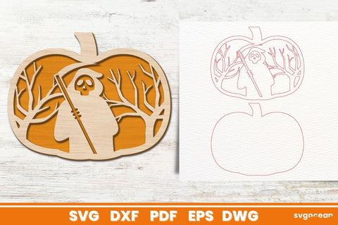 Halloween Pumpkins Laser Cut Bundle SVG SvgOcean 