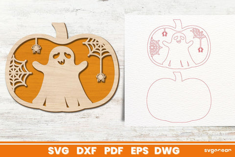 Halloween Pumpkins Laser Cut Bundle SVG SvgOcean 