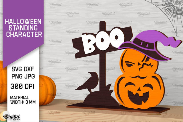 Halloween Pumpkins Laser Cut Design. Halloween Decoration SVG SVG Evgenyia Guschina 