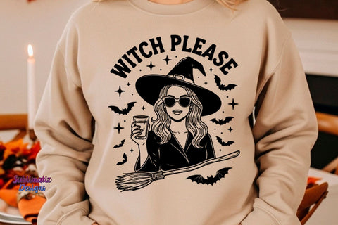 Halloween Quote SVG - Witch Please | Halloween Design SVG SVG Sublimatiz Designs 