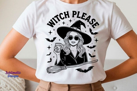 Halloween Quote SVG - Witch Please | Halloween Design SVG SVG Sublimatiz Designs 