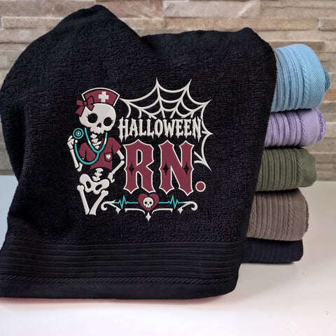 Halloween RN Skeleton Embroidery Design – Spooky Nurse Skeleton Registered Nurse Machine Embroidery File Embroidery/Applique DESIGNS PatternFeed8 