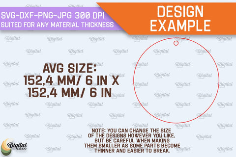 Halloween Round Sign Laser Cut Design. Halloween Decor SVG SVG Evgenyia Guschina 