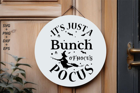 Halloween Round Sign SVG Bundle SVG Rupkotha 