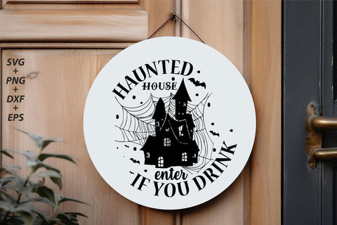 Halloween Round Sign SVG Bundle SVG Rupkotha 