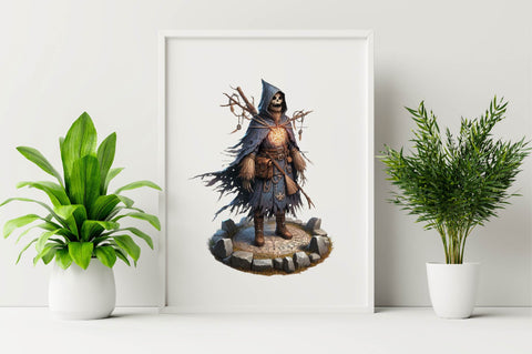 Halloween Scarecrow Sublimation Clipart Sublimation SVGArt 