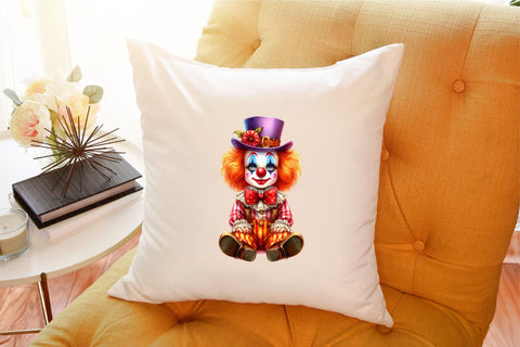 Halloween - Scary Evil Circus Clowns Sublimation designartist 