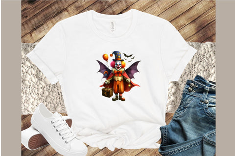 Halloween - Scary Evil Circus Clowns Sublimation designartist 