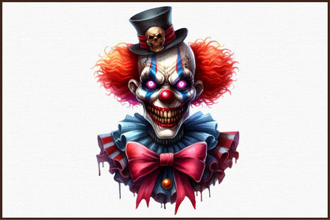Halloween - Scary Evil Circus Clowns Sublimation designartist 