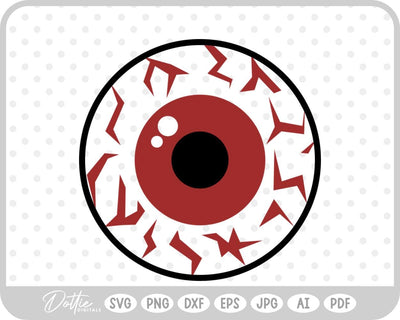 Halloween Scary Eyes SVG DottieDigitals 