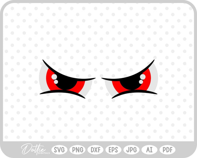 Halloween Scary Eyes SVG DottieDigitals 