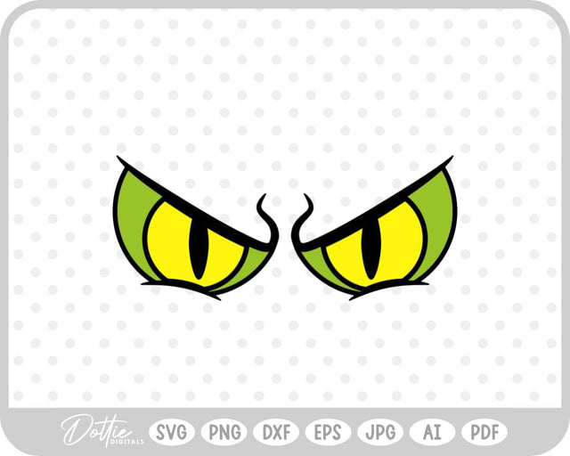Halloween Scary Eyes SVG DottieDigitals 