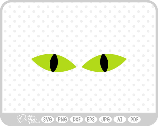Halloween Scary Eyes SVG DottieDigitals 