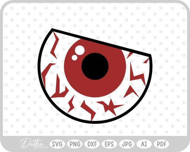 Halloween Scary Eyes SVG DottieDigitals 
