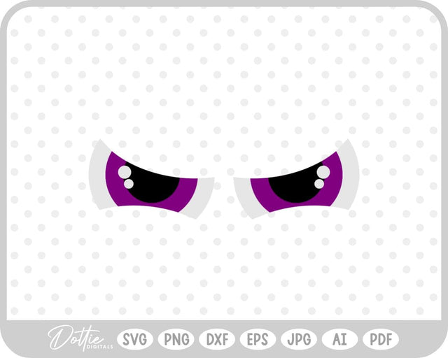 Halloween Scary Eyes SVG DottieDigitals 