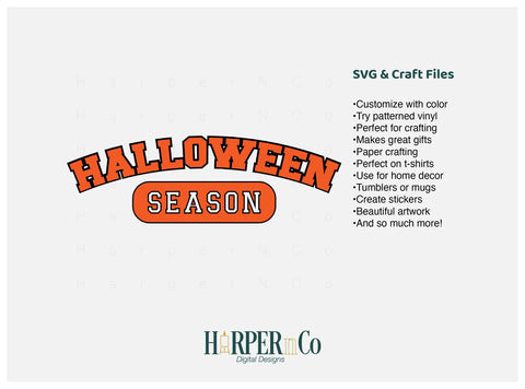 Halloween Season SVG PNG Cut EPS File SVG HarperNCo 