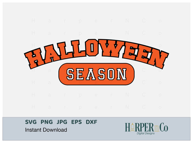 Halloween Season SVG PNG Cut EPS File SVG HarperNCo 