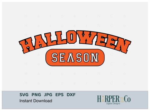Halloween Season SVG PNG Cut EPS File SVG HarperNCo 