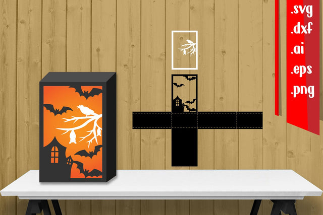 Halloween Shadow Box Papercut | 3D Shadow Box Papercut 3D Paper zafrans studio 
