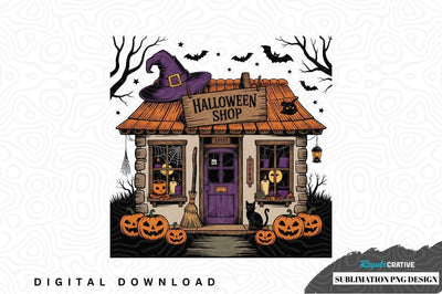 Halloween shop sublimation png design Sublimation Regulrcrative 