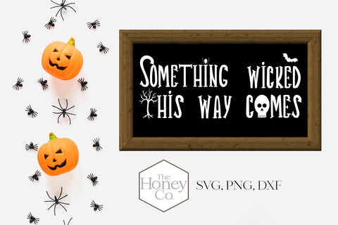 Halloween Sign Bundle SVG PNG DXF Painted Laser Cut Files SVG The Honey Company 