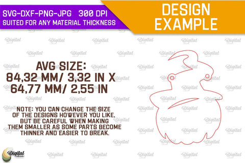 Halloween silhouette garlands Laser Cut Bundle. Spooky SVG SVG Evgenyia Guschina 