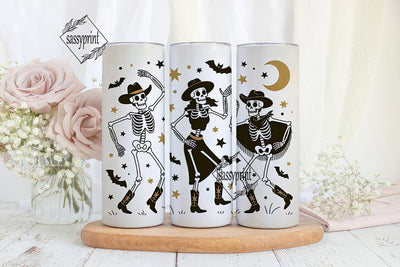 Halloween Skeleton Dance 20oz Tumbler Sublimation sassyprint 