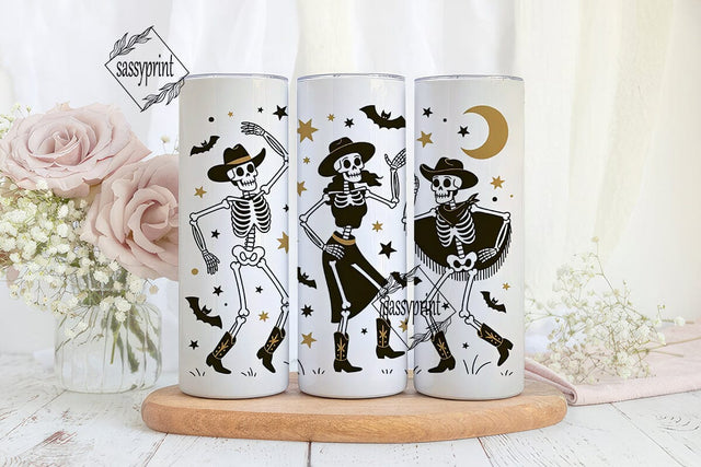 Halloween Skeleton Dance 20oz Tumbler Sublimation sassyprint 