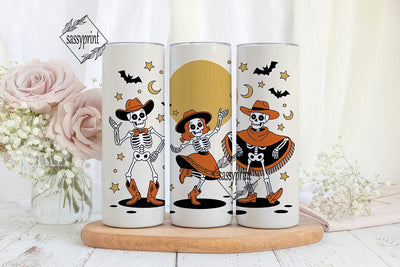Halloween Skeleton Dance 20oz Tumbler Sublimation sassyprint 