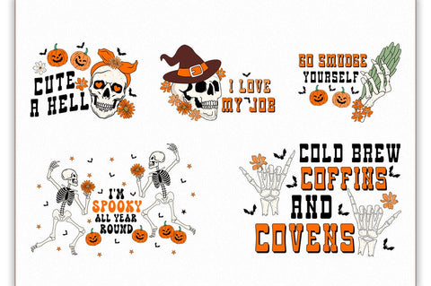 Halloween Skeleton Sublimation Bundle Sublimation Shetara Begum 