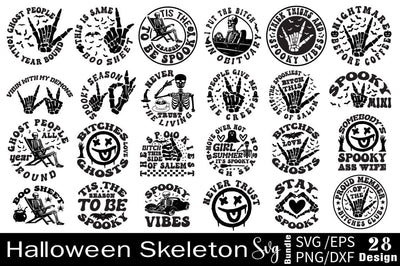 Halloween Skeleton svg bundle SVG Angelina750 