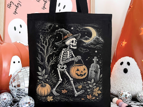 Halloween Skeleton Witch Pumpkin PNG SVG DesignDestine 