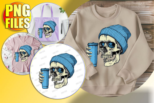 Halloween Skull Sublimation Design - Coquette Bow Fall Clipart Sublimation afrosvg 