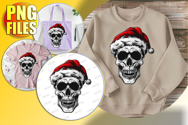 Halloween Skull with Coquette Bow Clipart for Sublimation Sublimation afrosvg 