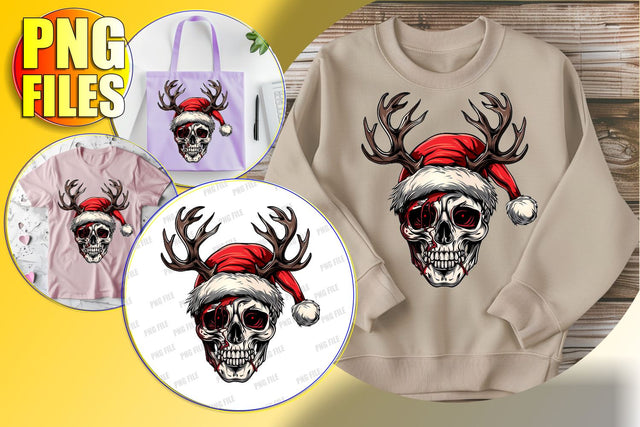 Halloween Skull with Coquette Bow Sublimation Clipart - Fall Sublimation afrosvg 