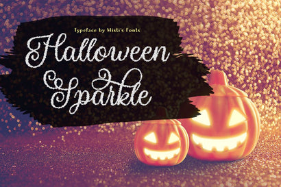 Halloween Sparkle Font Misti's Fonts 