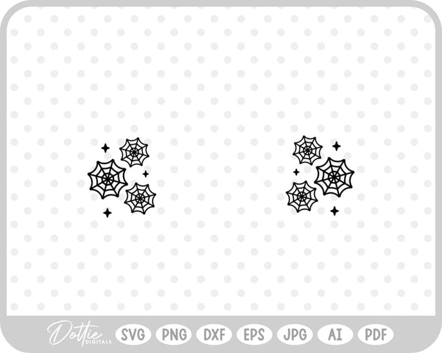 Halloween Spiderwebs SVG DottieDigitals 